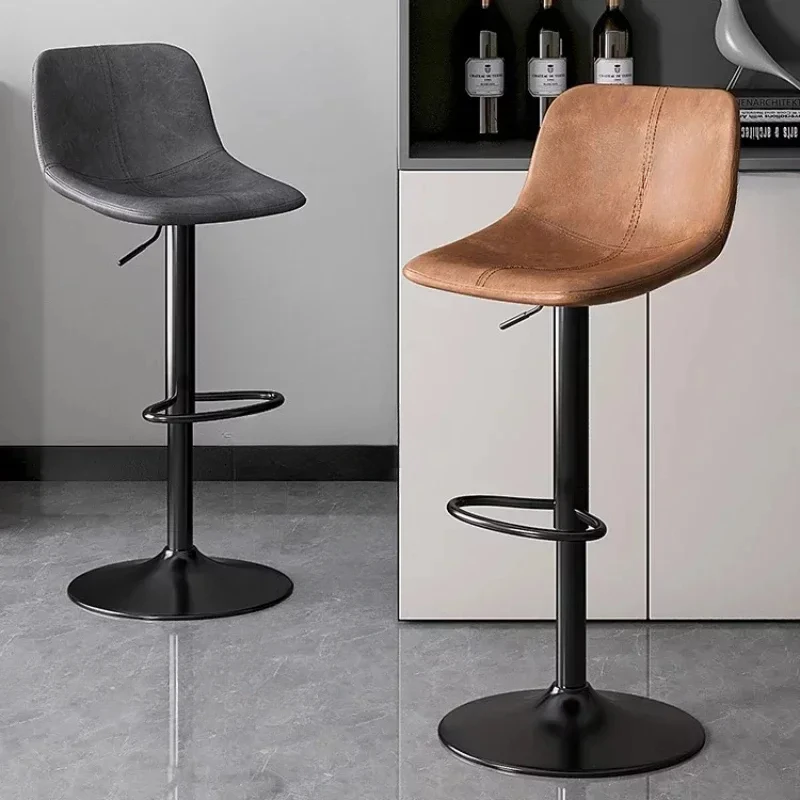 

Reception Counter Bar Chair Nordic Island High Salon Rotating Chair Barber Dinning Tabourets De Bar Furnitures Sandalye HD50BY