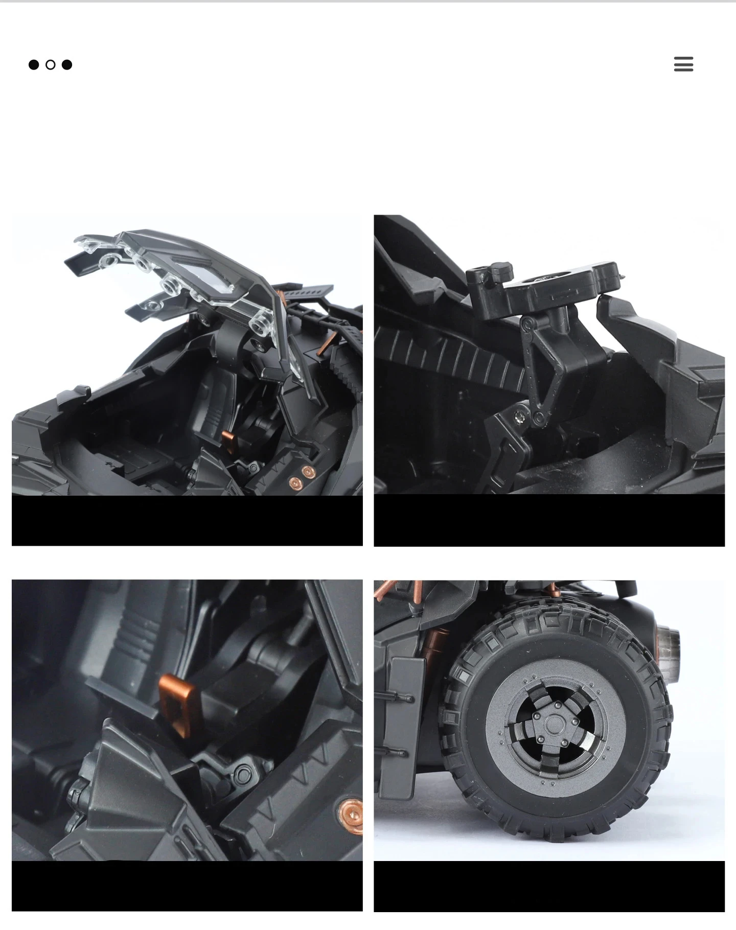 1:24 BAT Batmobil Tumbler Legierung Auto Druckguss & Spielzeug Fahrzeuge Auto Modell Miniatur Maßstab Modell Auto Spielzeug Für Kinder – Detail 14
