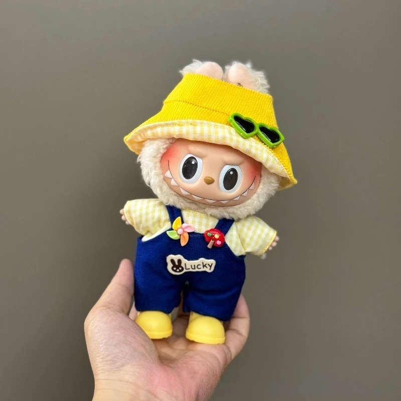 

Clothes only applicable to Labubu baby clothes 123 generation labubu clothes 17cm pendant doll plush set skirt gift