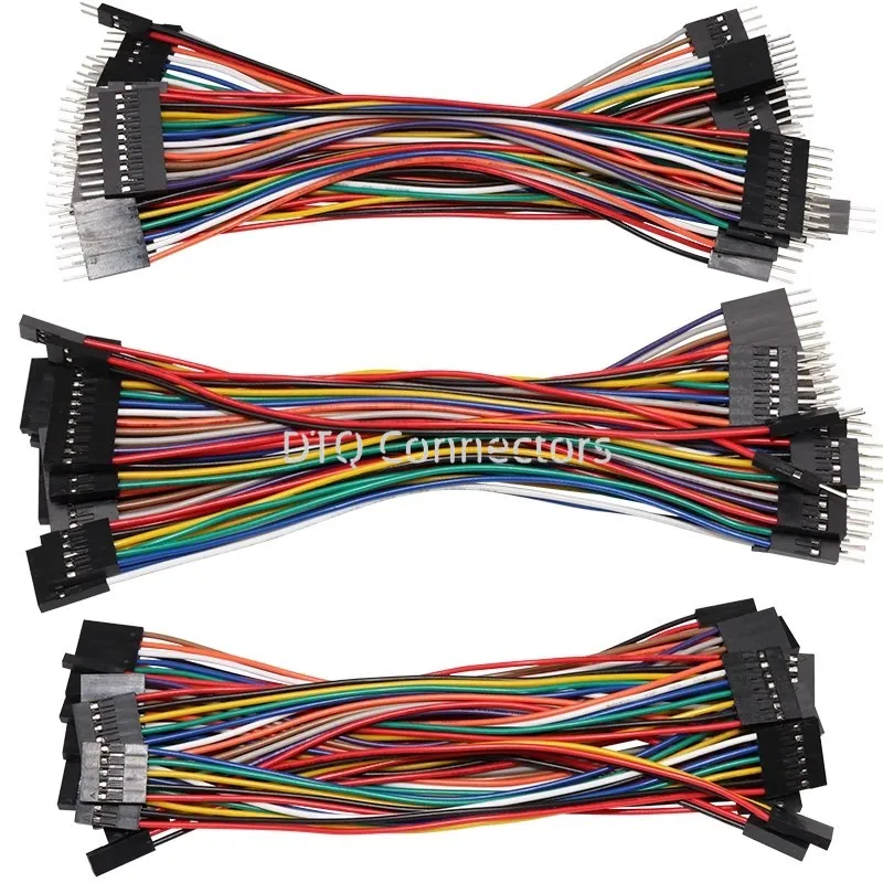 10PCS 2.54MM Pitch Breadboard Dupont Cable For Arduino 2P 3 4 5 6 8 9 10 Pin Line Male Female Dupont Jumper Wire DIY Electronic