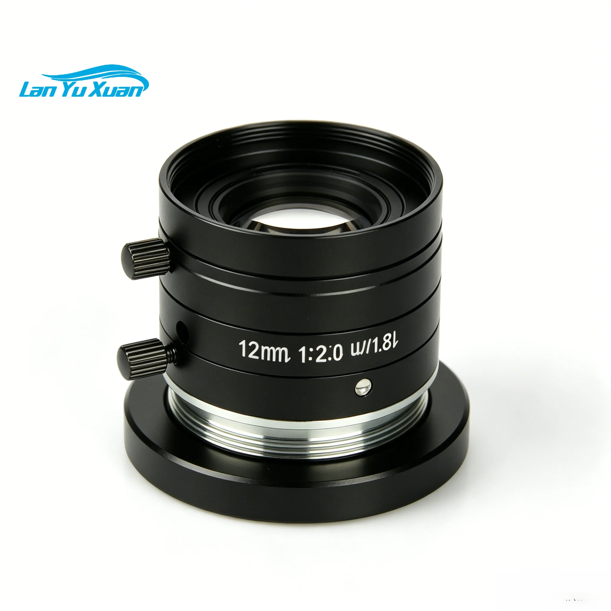 High Resolution 12mm 1/1.8" FA Lens 5MP C-Mount Fixed Aperture Industrial Camera Semiconductor Wafer Surface Inspection FNO