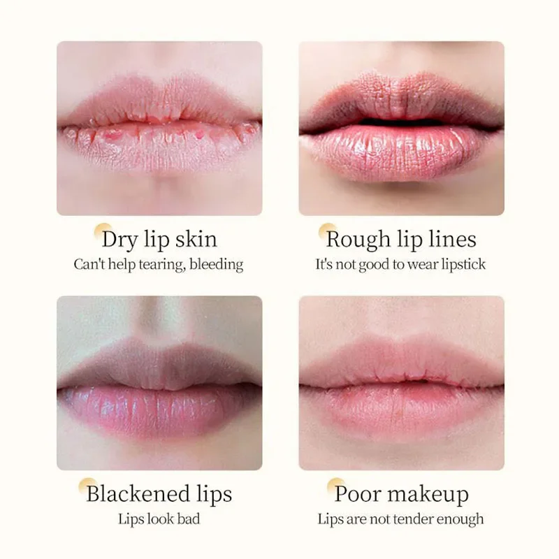 BIOAQUA فيتامين E العسل بلسم الشفاه ترطيب مكافحة تكسير مغذي مغذي أحمر الشفاه الشفاه منتجات العناية بالبشرة #4