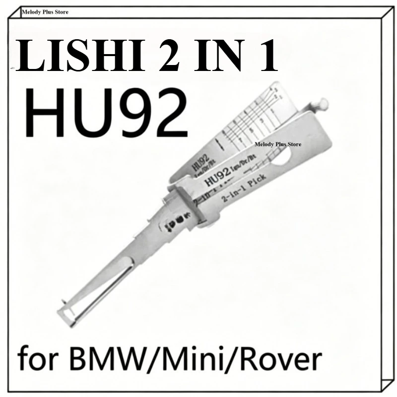HU92 2-in-1 Precision Cylinder Decoder & Align for BMW Mini for Rover Professional Hardware Measurement Ganzua Locksmiths Tool