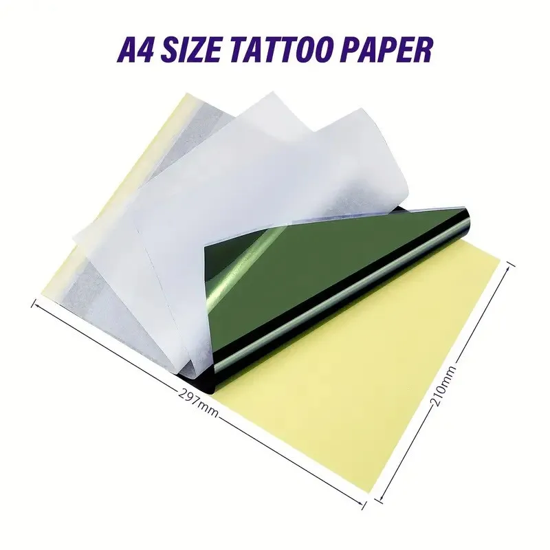 

A4 size thermal tattoo paper 210x297mm tattoo transfer sticker consumables suitable for tattoo printers