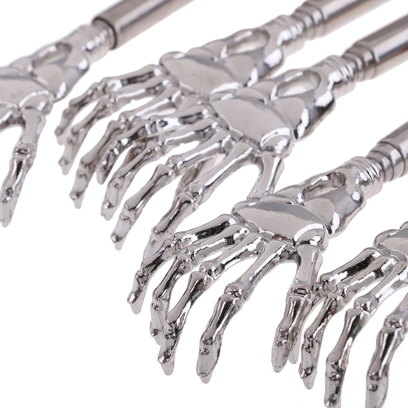 

Stainless Steel Extendable Hand Claw Back Scratcher Massager for Itching Relief Self-Finger Scrubbing Tool