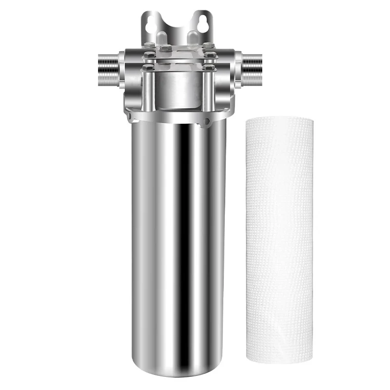 20Inch 40 Micron 304 Stainless Steel High Flow 4000L Whole House Sediment Front Water Filter Housing