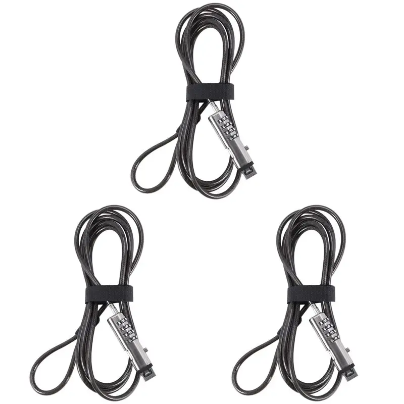 3X Security USB Password Lock, Used For Anti Theft Function On Laptop, Tablet, Projector, TV