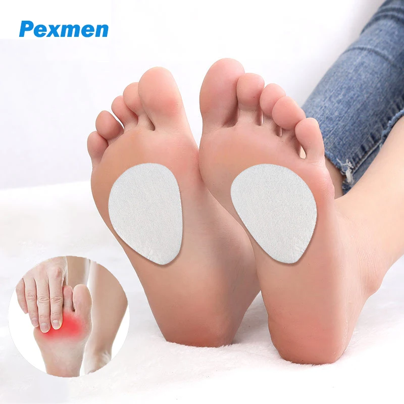 

Pexmen 2Pcs/Pair Metatarsal Pads Pain Relief Ball of Foot Cushions for Women and Men Forefoot Insole Support Foot Protectors