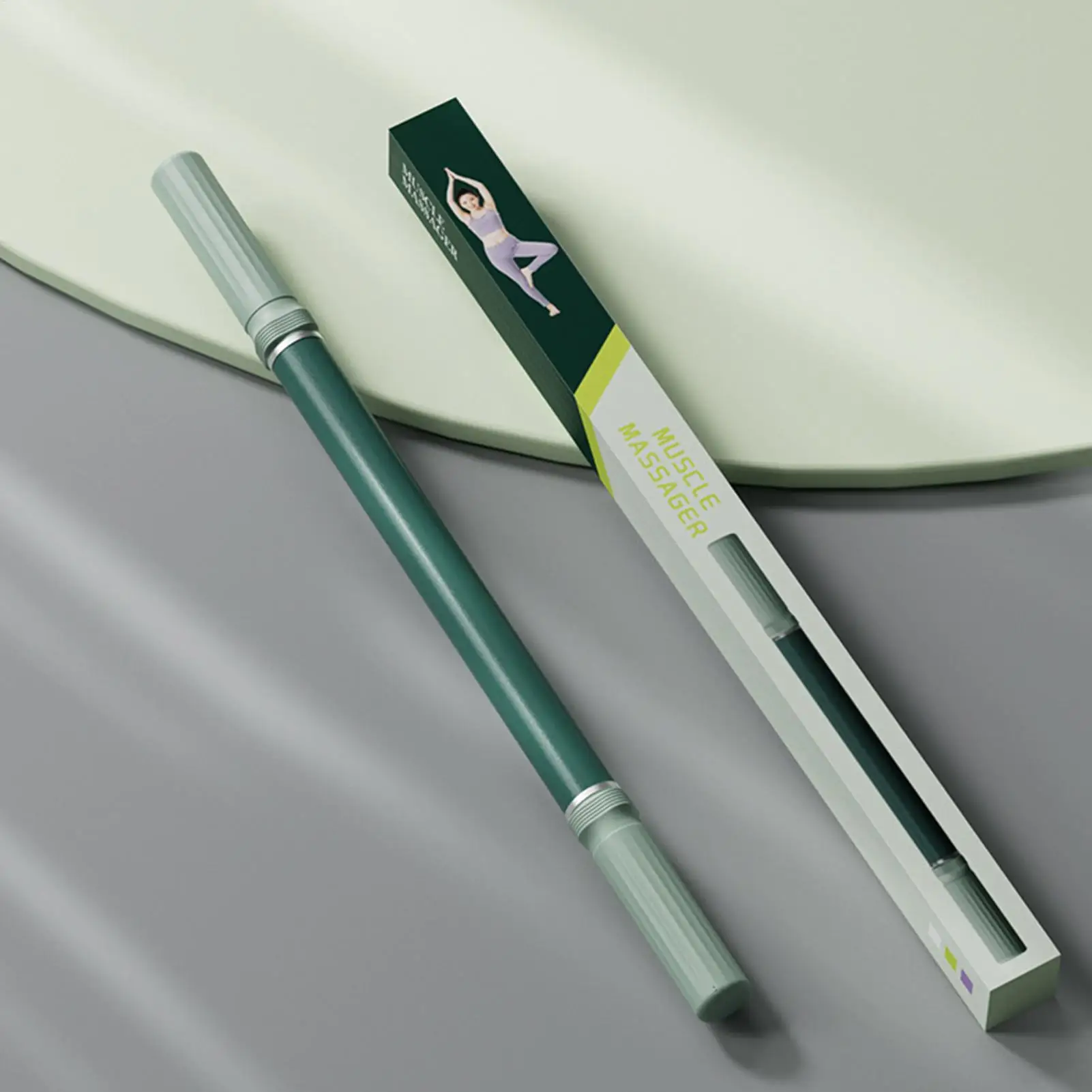 

Палочка для фасции йоги, массажный роликовый стержень для расслабления мышц для растяжки и снятия ног, оборудование для помощи при растяжке йоги ﻿