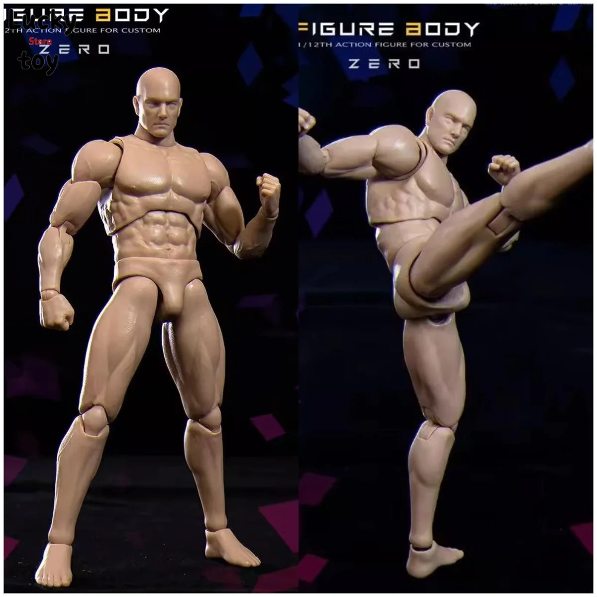 VTOYS BMS 1/12 escala soldado masculino Anime músculo medio cuerpo articulado súper Flexible 6 pulgadas figura de acción modelo de muñeca articulada