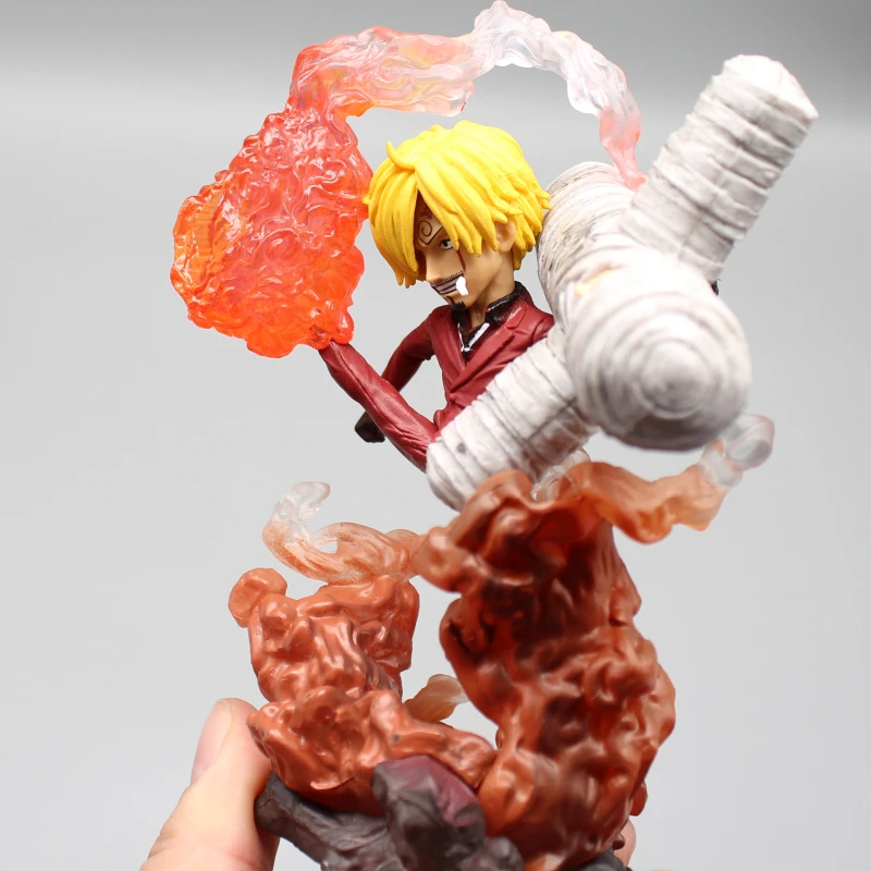 ワンピースアニメフィギュアPVC,g5,onimsuge sanji bande zoro,アニメーションキャラクター,デスクトップおもちゃ,クリスマスプレゼント,13cm