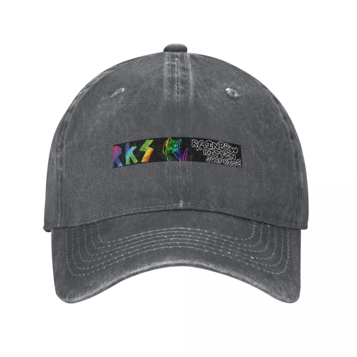 rainbow kitten surprise Baseball Cap Horse Hat cute For Men Women's