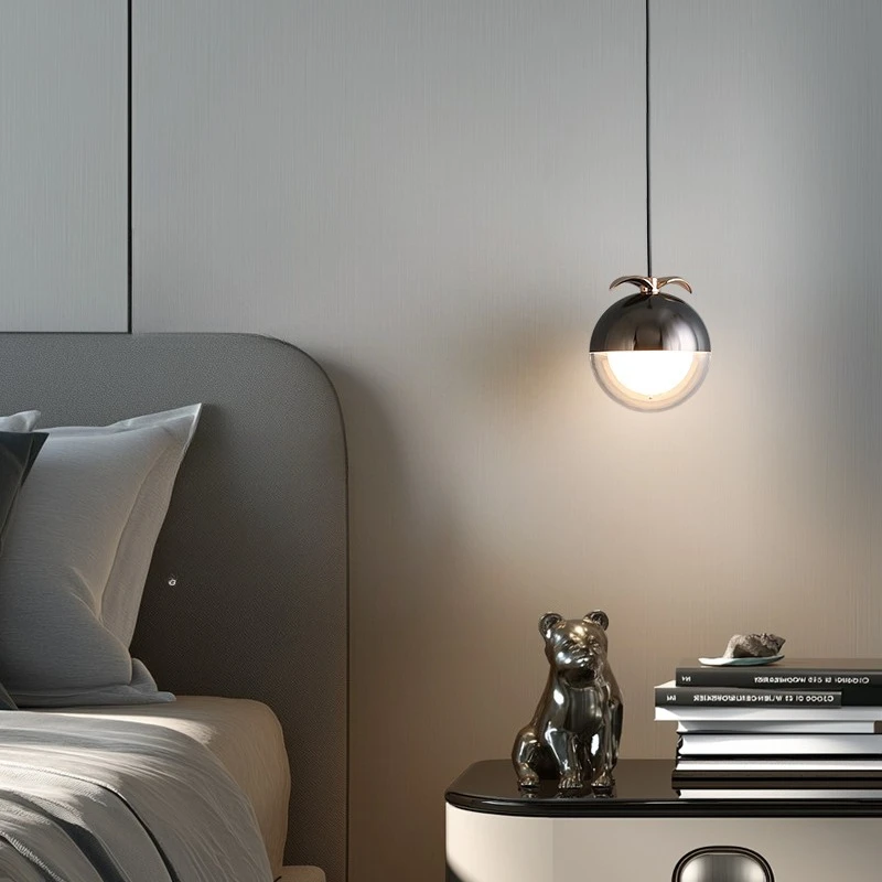 

Bedside LED Pendant Light Droplight 110v 220v Modern Home Decor Ceiling Pendant Lamp for Bedroom Living Room Night Light Fixture