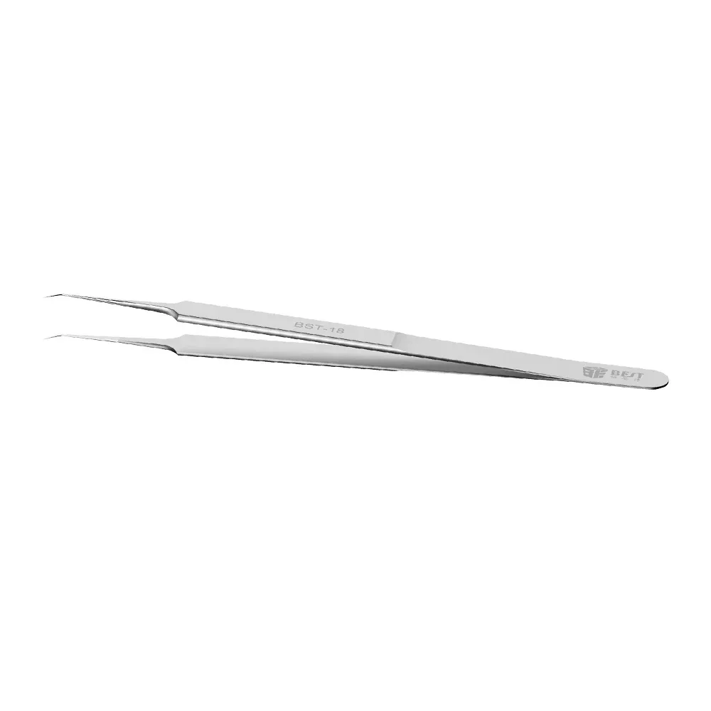 Imagem -06 - Precision Cotovelo Pinças para Microscópio Telefone Motherboard Manutenção Fingerprint Fly Linha Fixture Aço Inoxidável Bst18