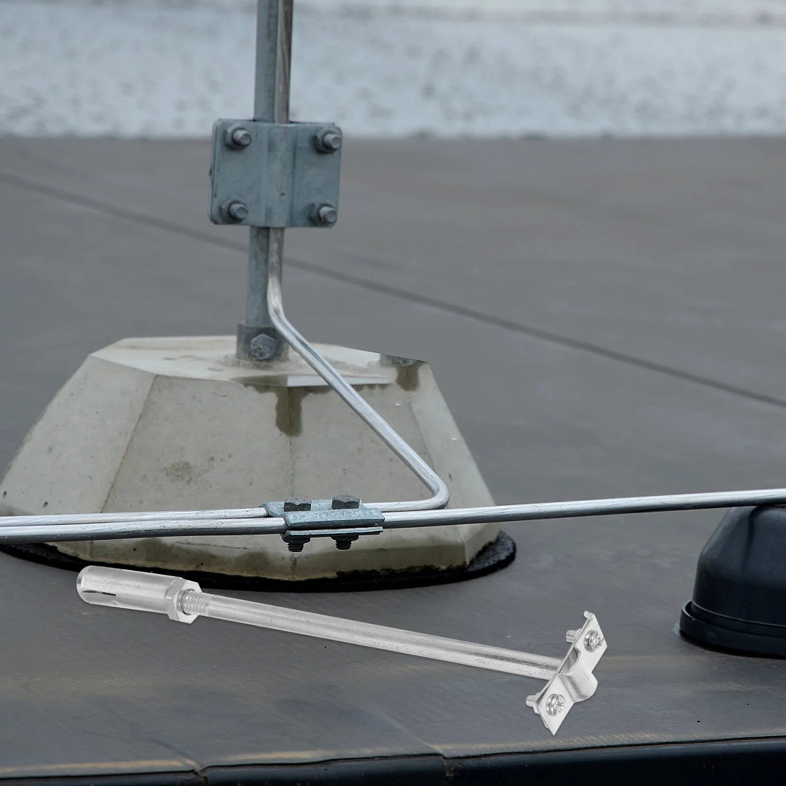 4 قطع دعامة دعم شديدة التحمل وقابلة للتوسيع لحماية تركيب الجدار في الهواء الطلق