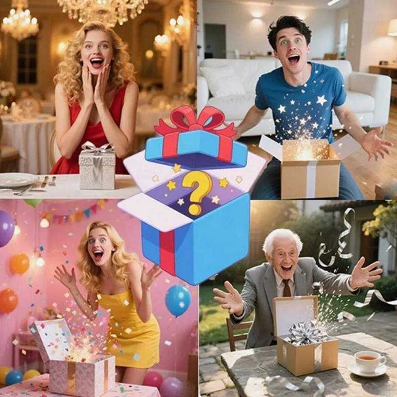 Coffret cadeau mystérieux surprise, sélectionné au hasard, peut apporter un voyage passionnant. Découvrez la joie de cette boîte cadeau.