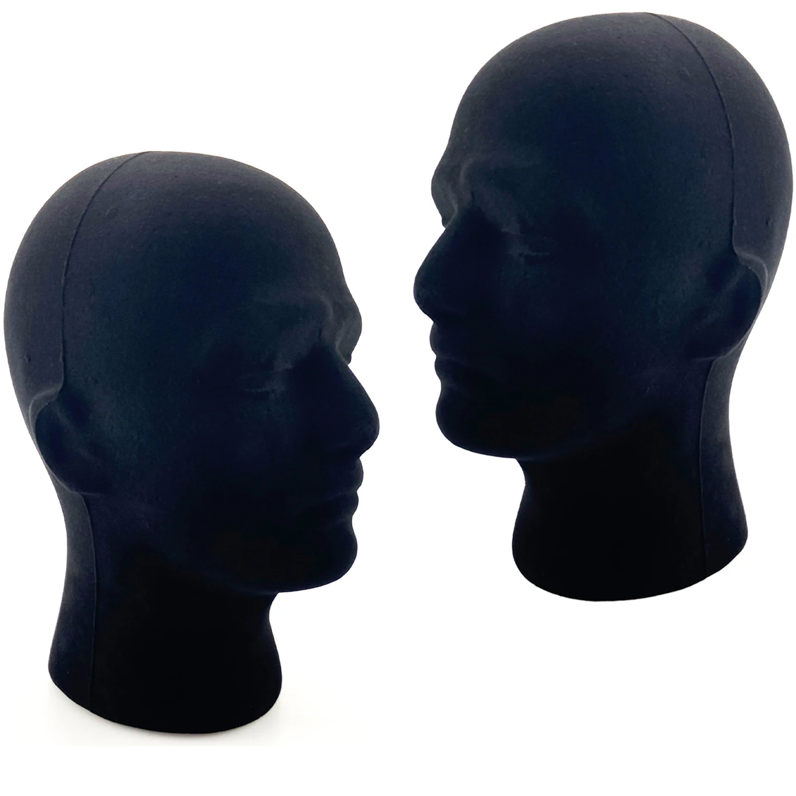 Manikin Head Multipurpose Wig Display Model Head Hat Wig Display Stand for Shop Props Home Salon and Travel Hairdresser Training