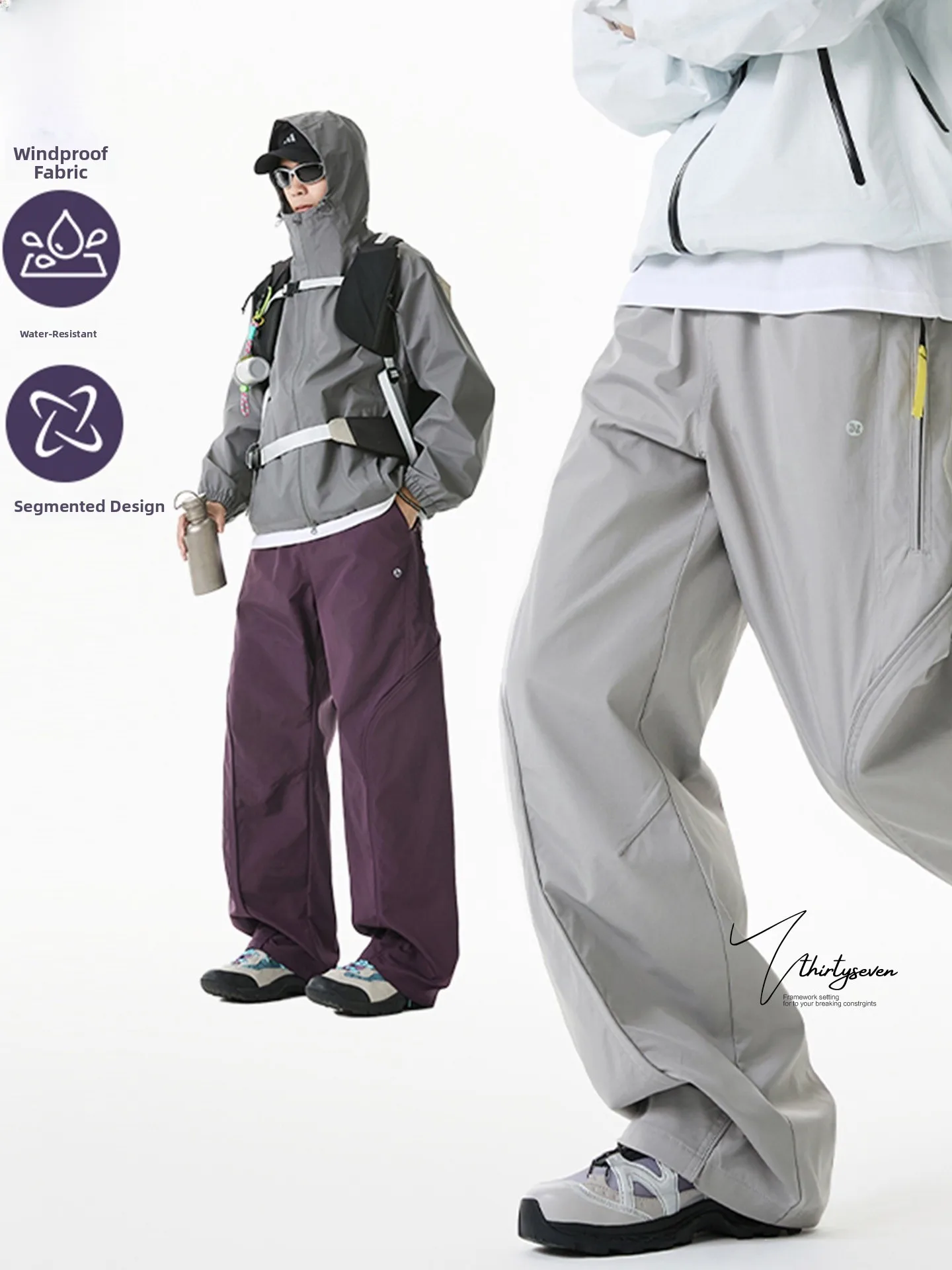 

Уличные мужские водонепроницаемые походные брюки, прямые повседневные брюки, осенние спортивные универсальные брюки для отдыха для альпинизма