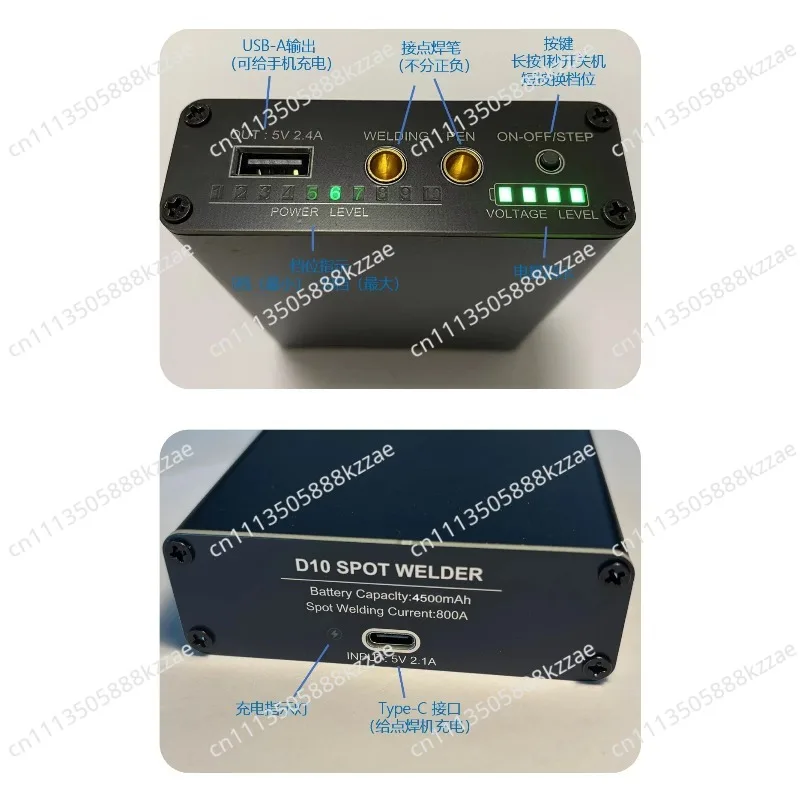 Portable Spot Welder for Lithium Batteries, Power Bank & Charging Powered, Phone Battery Repair Welding