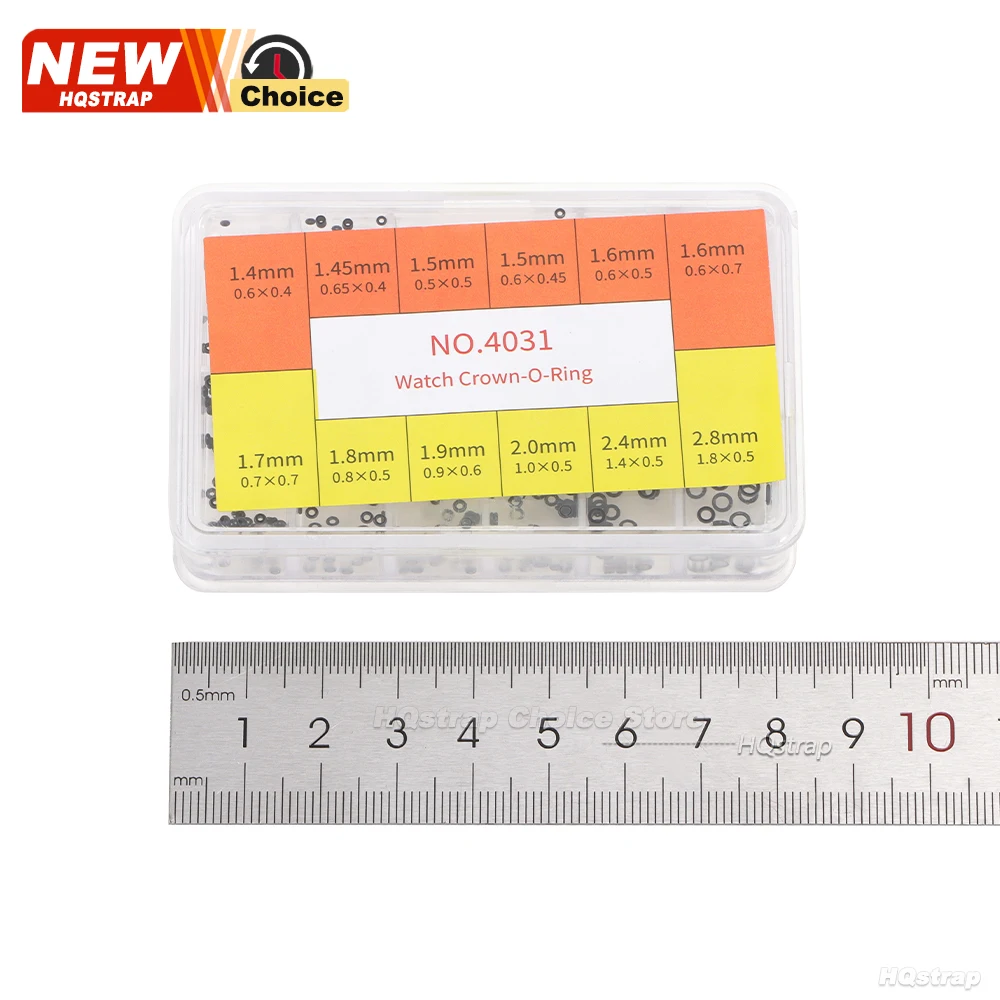 10-12 sizes Watch Crown O-Ring Mini Rubber Washer O-Ring Watch Crown Waterproof Watches Seals Watch Repair Tools for Watchmaker
