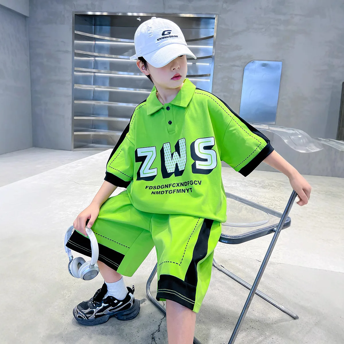 

Children's Clothing Boys' Summer Short Sleeved Set 2025 New Style, Handsome Summer Children's Casual Clothes Boys' Clothing