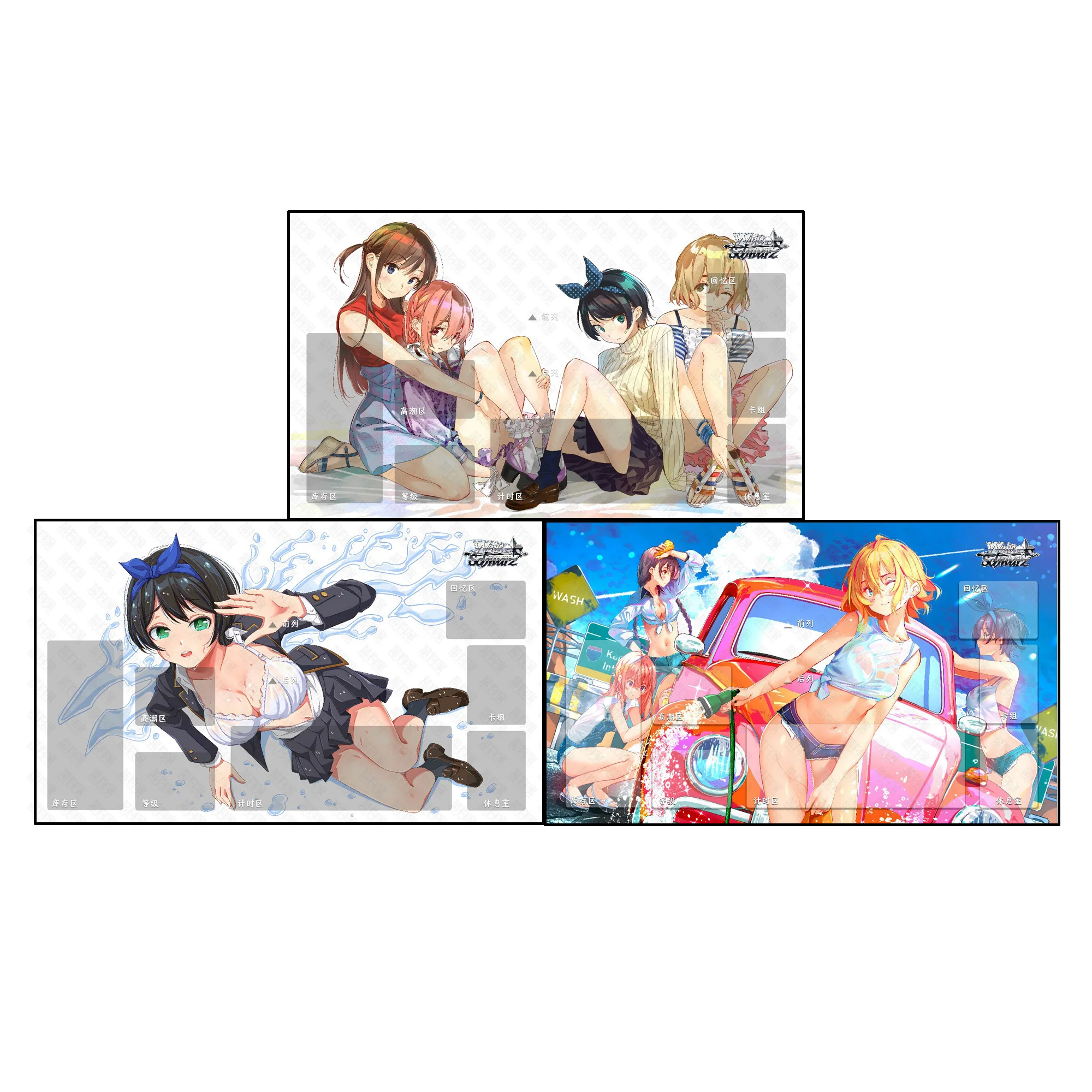 

600X350X2Mm Diy Goddess Story Ichinose Chizuru Ws Card Battle Mat Single Player Board Game Card Battle Card Pad Gift Toy