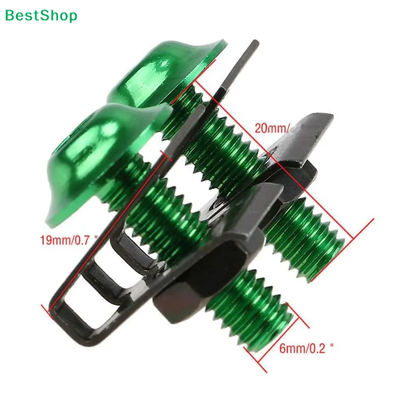 1set CNC M6 6mm Fairing Body Work Bolt Kit Screw Spire Speed Fastener Clip Nut For CBR GSXR Modified Bolt Motorcycle Accessories