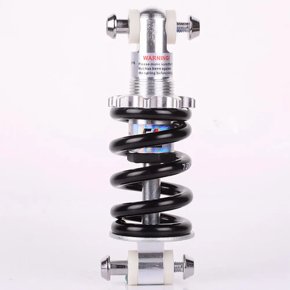 Mountain Bike Rear Shocks Bicycle Spring Shock Absorber Folding Mountain 00/125/150mm 2500LBS Bicycle Accessories