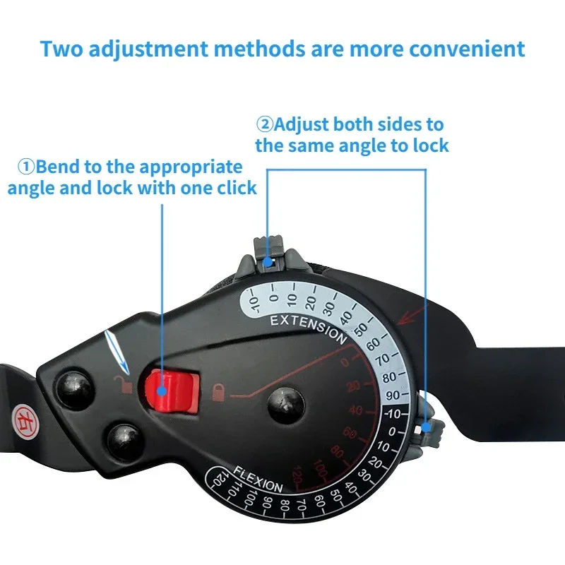 Codera ajustable, codera con bisagras, codera con bisagras con eslinga, estabilizador ajustable, férula, soporte de recuperación de lesiones en el brazo