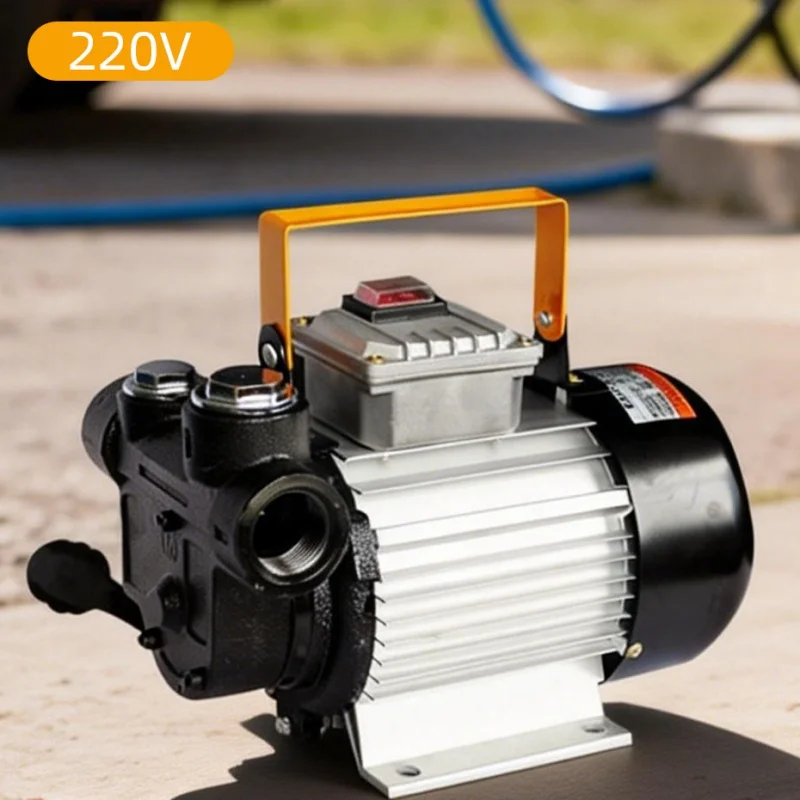 220v Electric Diesel Fuel Transfer Pump, Self-priming Oil Pump High Flow Refueling Pump For Vehicle, Truck & Tank