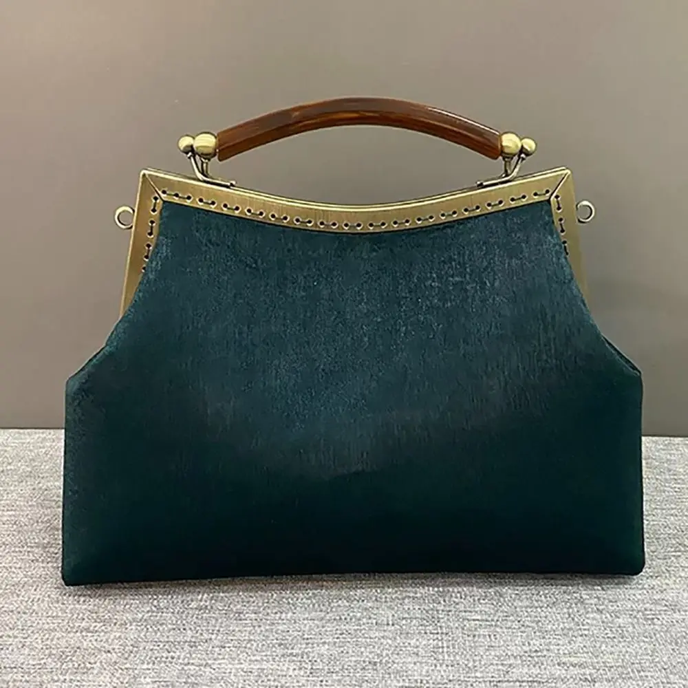 Mini cadre de sac à main en métal avec fermoir à baiser, quincaillerie vintage, serrure à fermoir pour sac à main, accessoires de sac à poignée