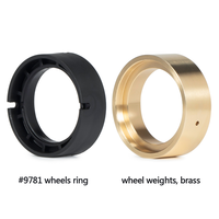 Practical 4PC 140G Brass 1.0Inch Beadlock Wheel Rim Internal Weight Clamp Ring 9780 for TRX4M 1/18 RC Crawler Car Upgrade Parts