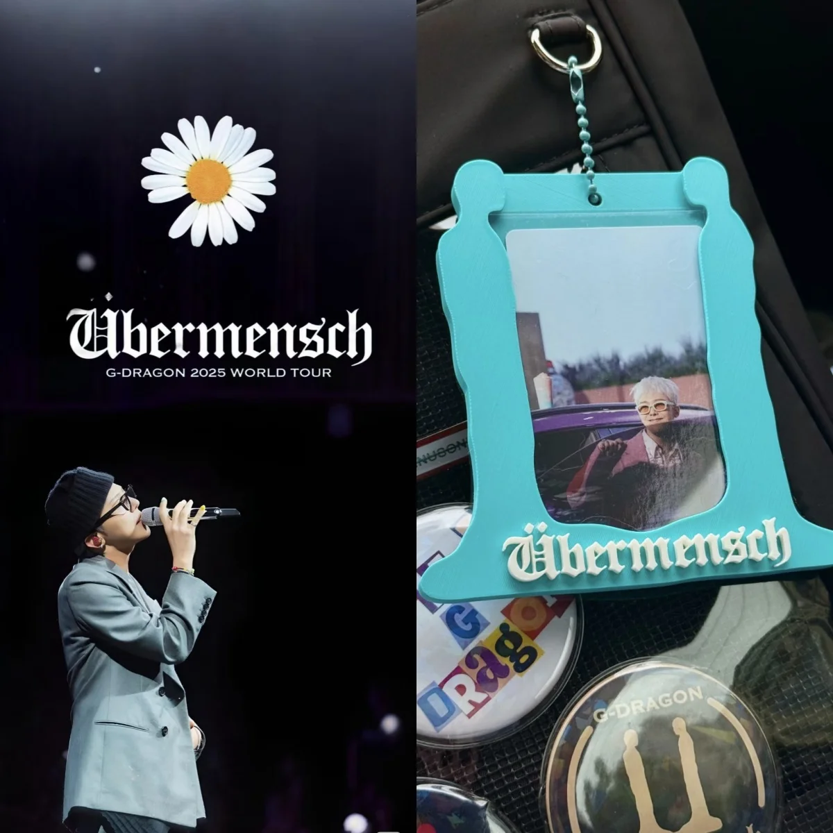 Kpop Super Star G-DRAGON Syle Домашняя визитница GD Новый альбом «Ubermensch» Эксклюзивный оригинальный держатель для карт с 3D-печатью