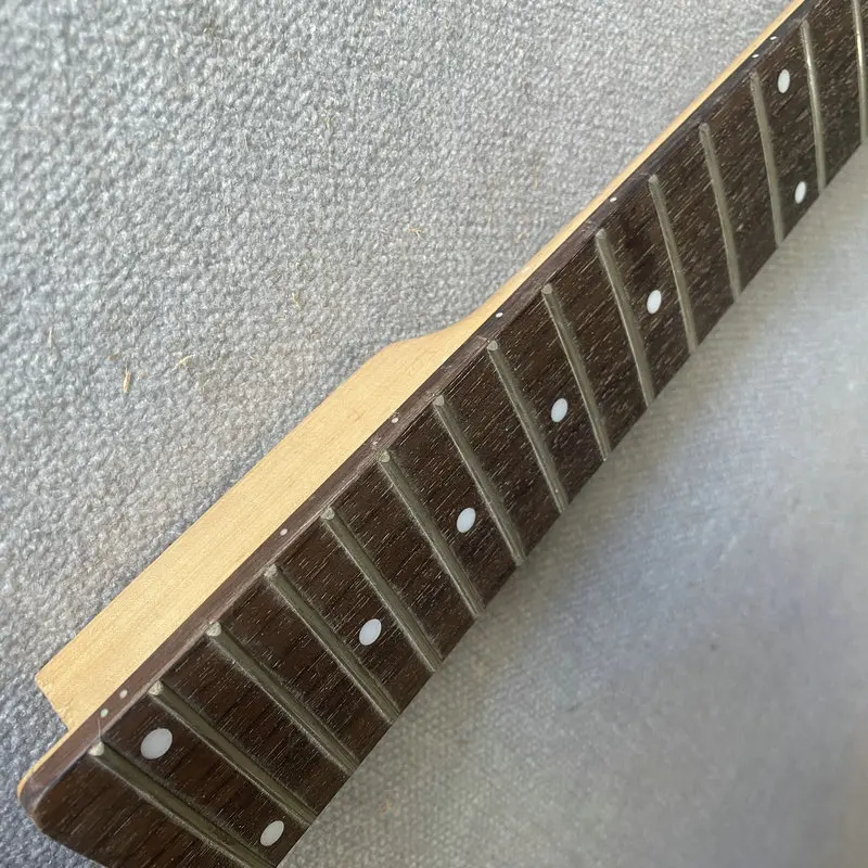 IN745 genuino Huagiling 4 cuerdas guitarra eléctrica bajo cuello arce + palisandro 24 trastes 648mm escalas longitud reemplazar y piezas de bricolaje