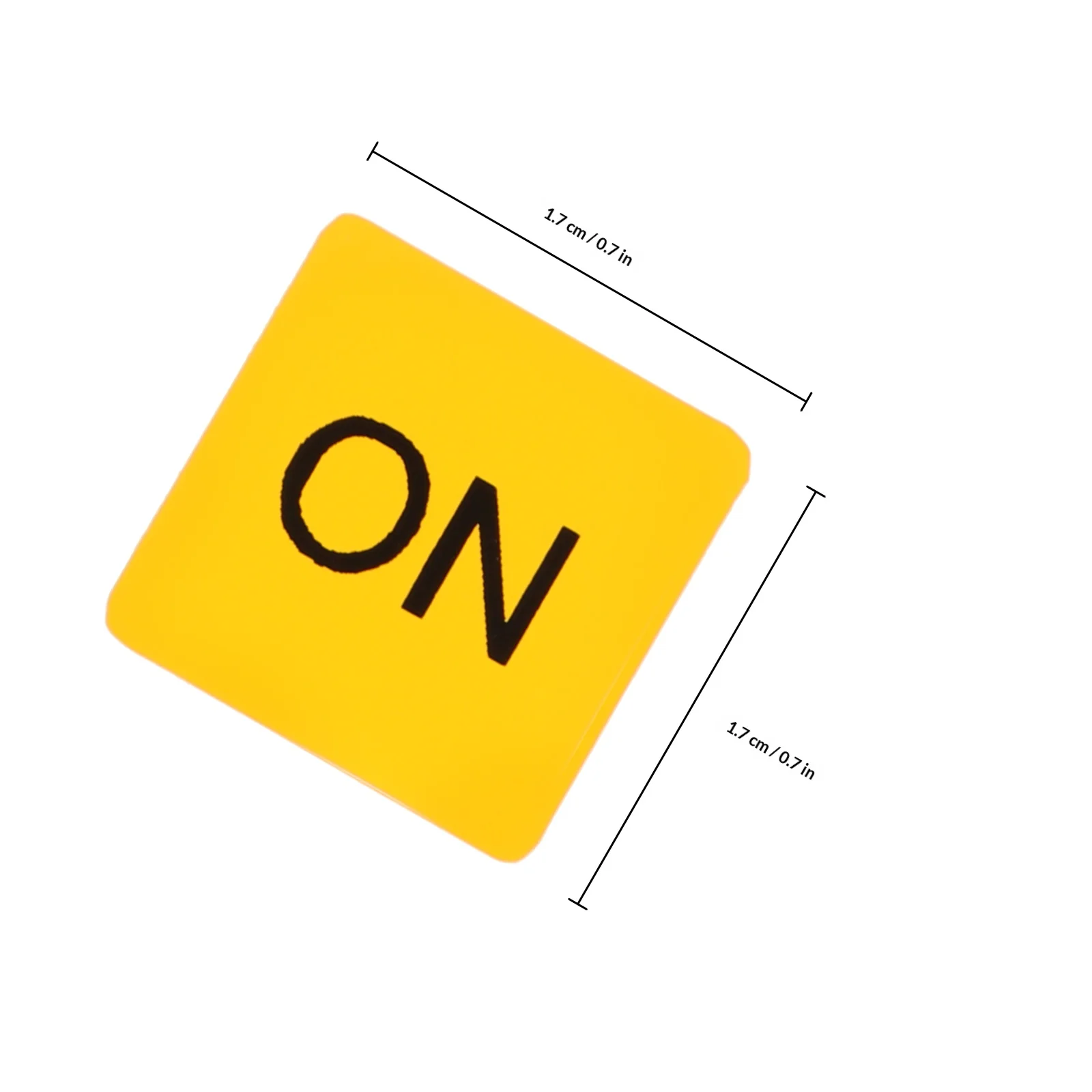 20Pcs Device Switch Warning Label Sticker on Off Decal Safety PVC Adhesive for Home Office Bedroom Factory Bathroom