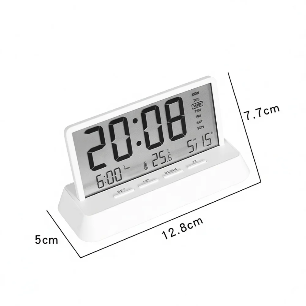 Creative Clear Electronic Clock Multifunctional Digital Table Watch Temperature Calendar Indicator For Yida Living Desk Decor