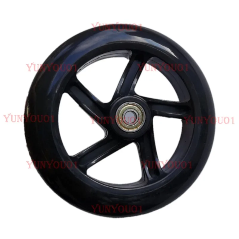 

Children's Scooter Wheel Accessories Children's Toy Car Wheelchair Shopping Cart Silent Wear-resistant Soft Rubber Wheel