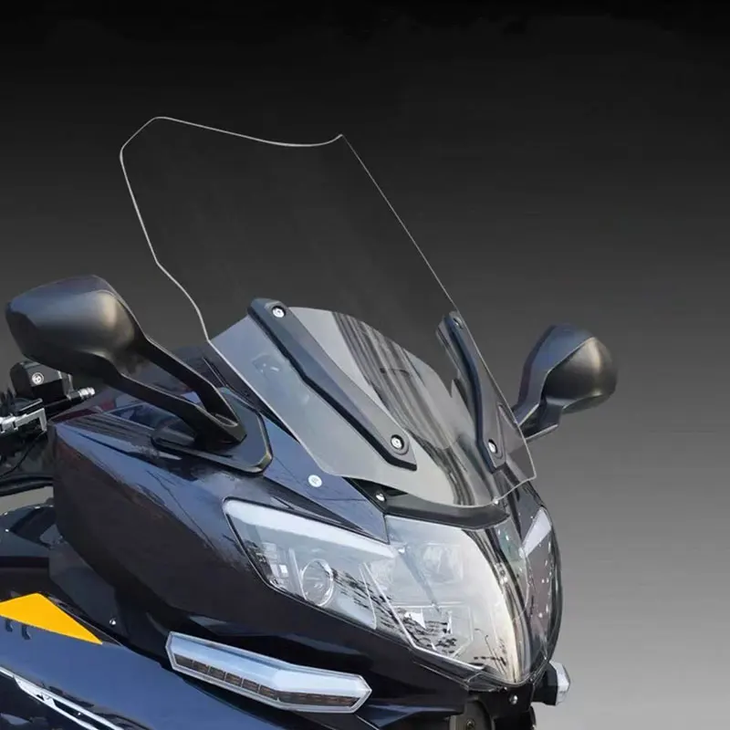 For Benelli 1200GT Motorcycle Front Windshield Modification Accessories Wind Protection Device Heightening Rain Shield Deflector 2