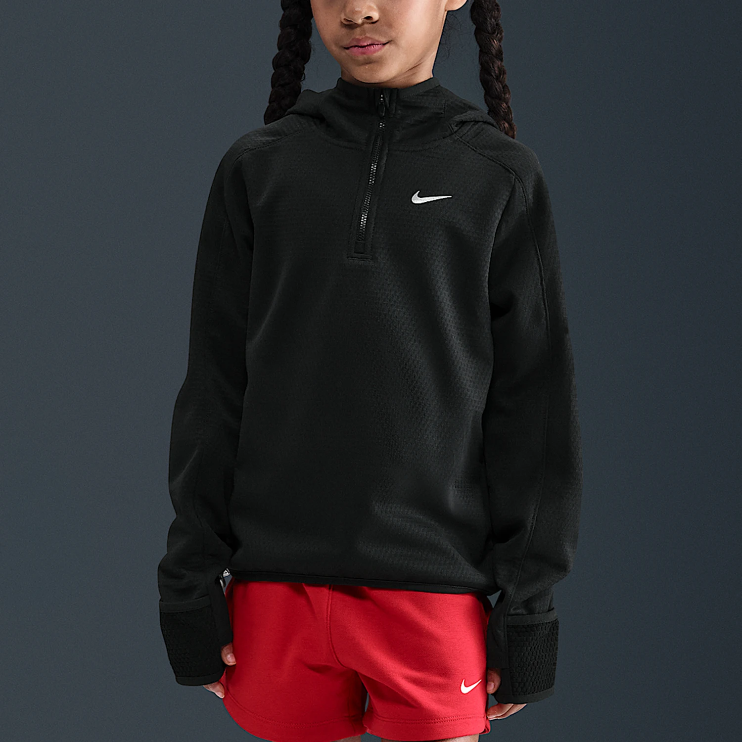 

Повседневная толстовка с капюшоном из флиса Nike Originals Therma-FIT для детей старшего возраста HV0197-010
