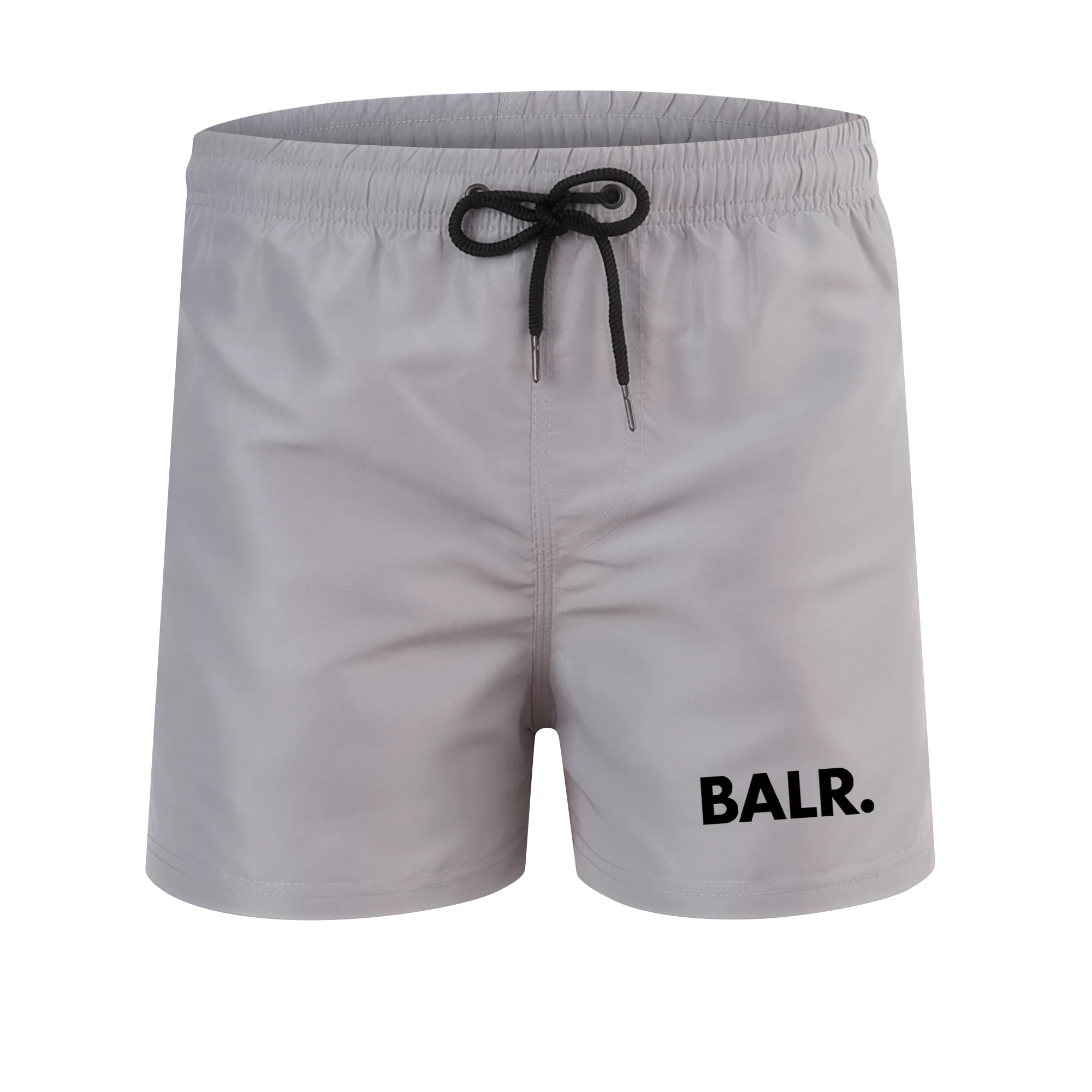 2024 BALR Men's Swim Trunks Beach Shorts Drawstring with Mesh Lining Elastic Waist Plain Breathable Soft Casual Daily Streetwear