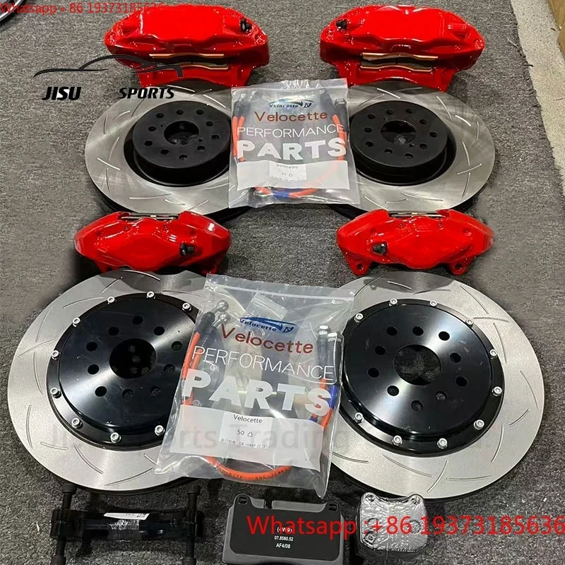 For Upgrade Car Brake Kit 4 Piston Brake Caliper 2 Pot Caliper Brake Set for WRX Subaru VX STI Forester for BRZ ZC6 Impreza Gc8