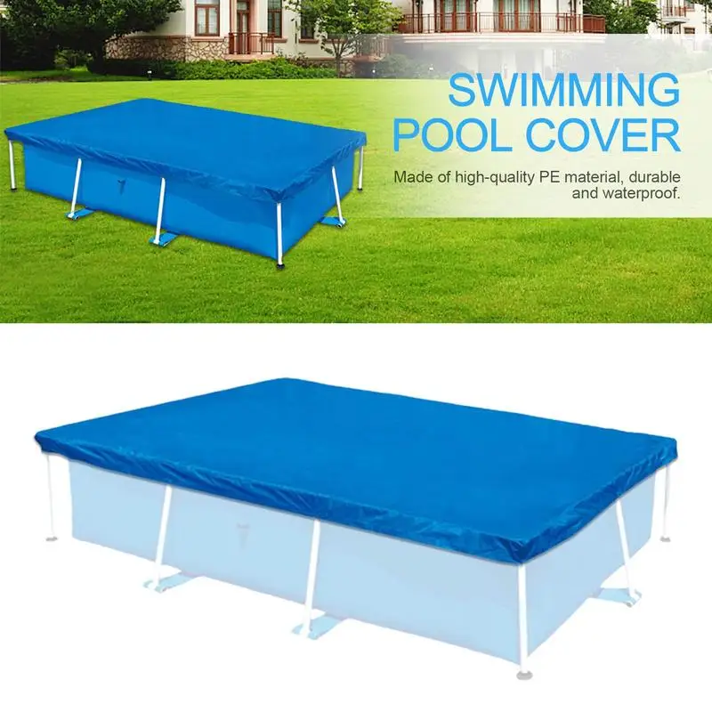 Rectangle Pool Cover Swimming Pool Heat Preservation Cover Outdoor Bubble Blanket Heat Insulation Dustproof Pool Cover 260x170cm