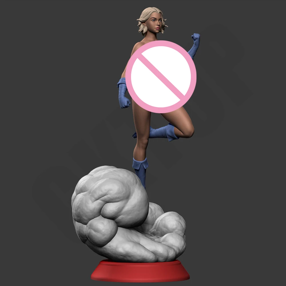 1:24 NSFW Power Sexy Lady 3d Stampa Kit Giocattolo In Resina Gk Non Verniciato Figurine Fai Da Te Statua Smontata Anime Figure Modello di Collezione