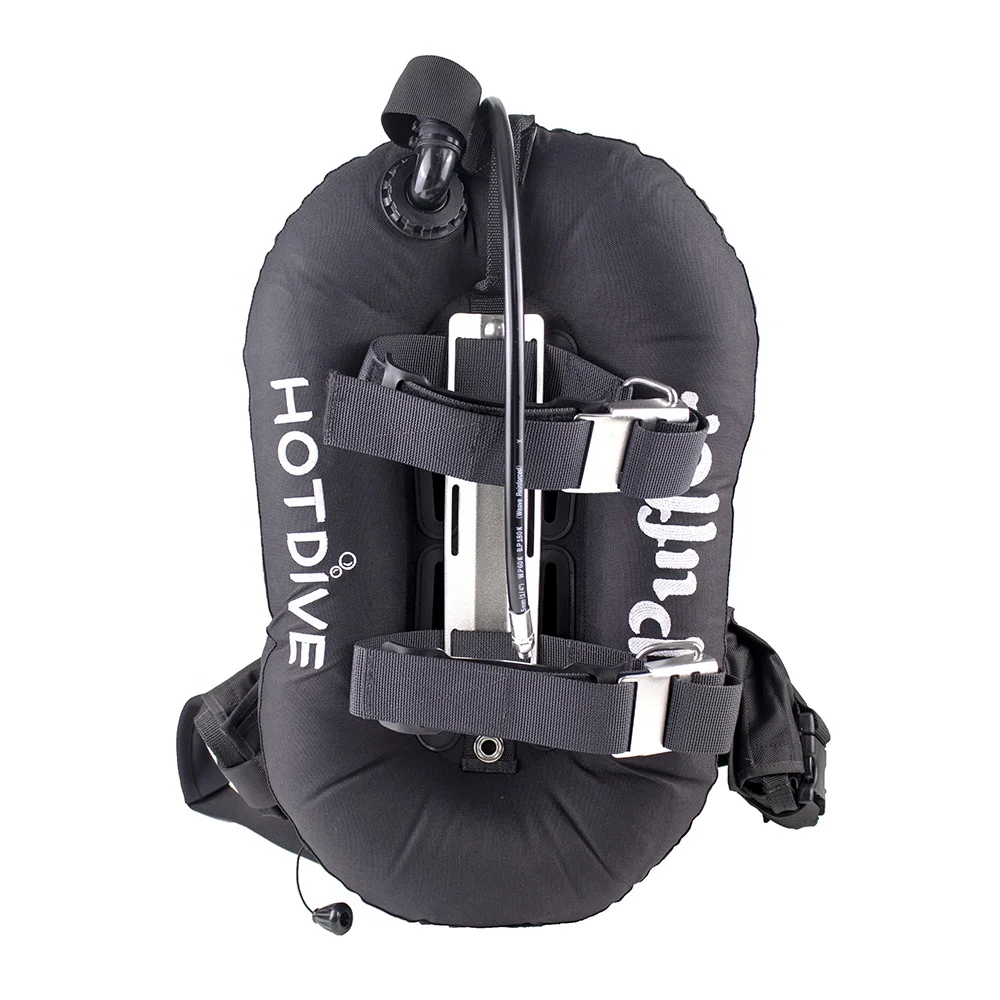 Quick Adjustable Scuba Diving BCD Single Tank 30LBS Donut Tech Diving Hard Harness Backmount Wing Style BCD