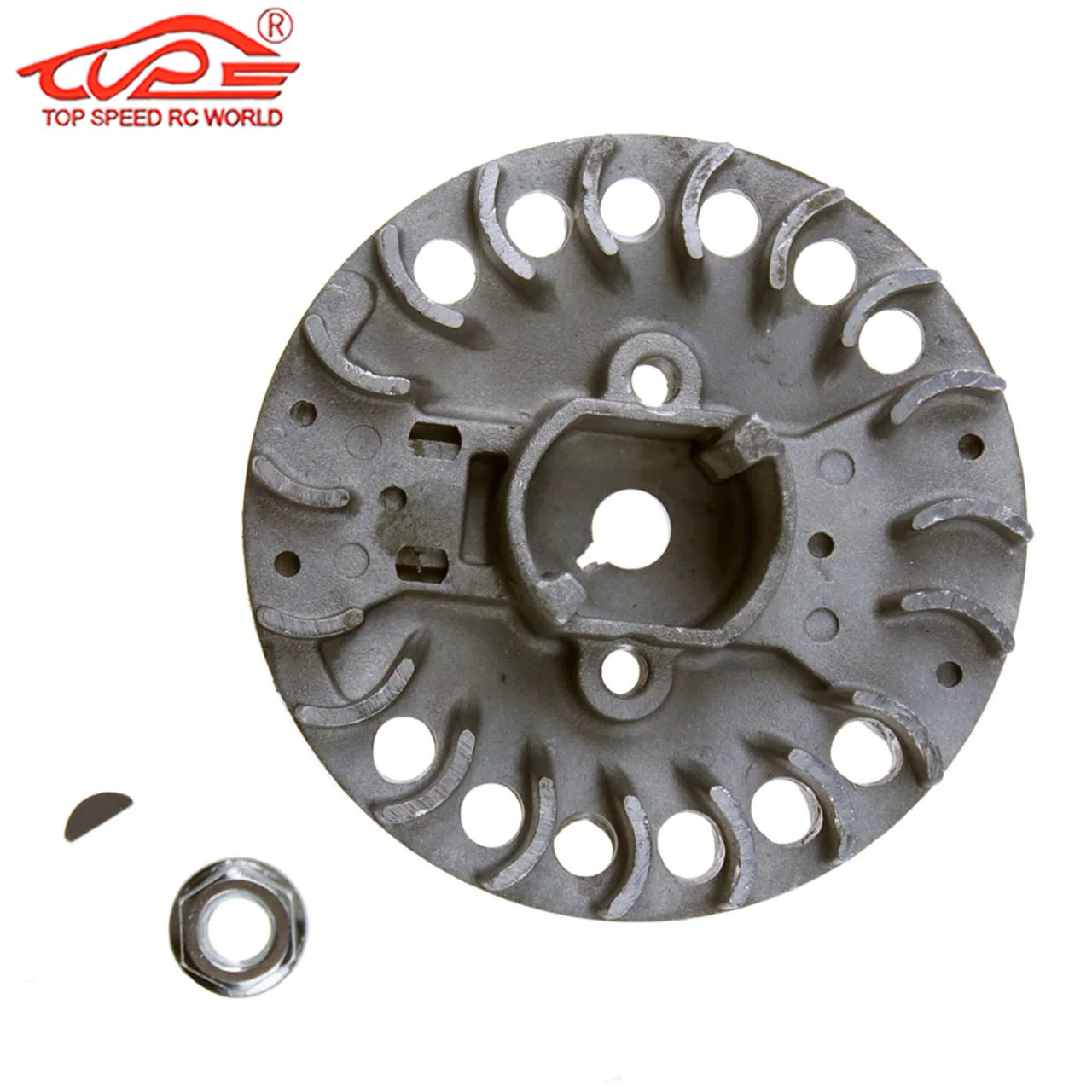 Metall-Elektrostarter oder Schwungrad für Zenoah CY ROVAN FLMLF TSRC 23–45CC Motor für 1/5 RC HPI ROFUN KM Mcd BAJA LT Redcat Teile