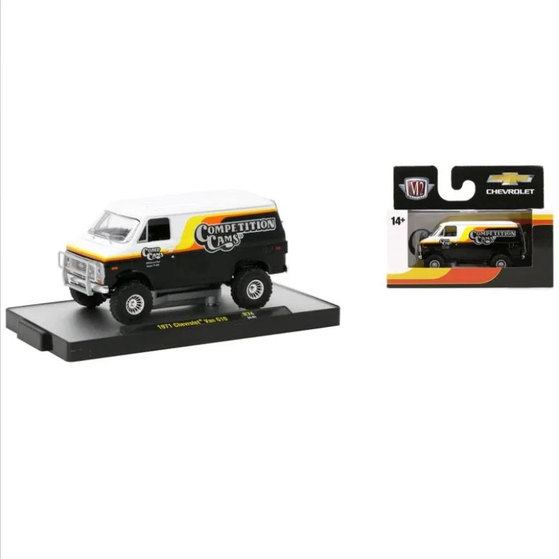 

Diecast M2 1:64 Scale 1971 Chevrolet Van G10 Alloy Car Model Collectible Toy Gift Souvenir Display Ornament