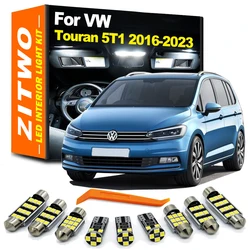 ZITWO 13Pcs For VW Volkswagen Touran 5T 5T1 2016 2017 2018 2019 2020 2021 2022 2023 Vehicle LED Bulb Interior Light Kit Canbus