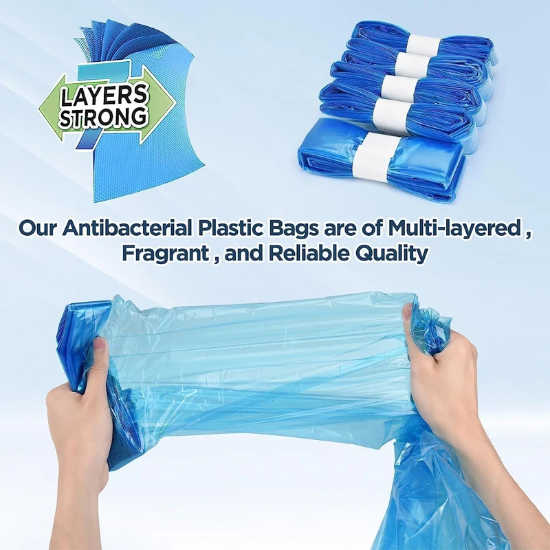 1/5/10Pcs Blue Refills Bags Diaper Pail For Sangenic Tommee Tippee For twist & click For Angelcare Trash For Genie For Munchkin view 3