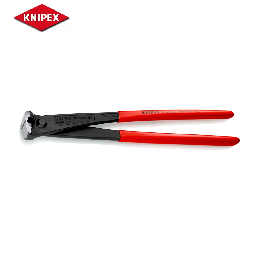 

KNIPEX 99 11 300 High Leverage Concreters' Nippers High Lever Transmission Labor-saving Plier with Hardened Cutting Edges