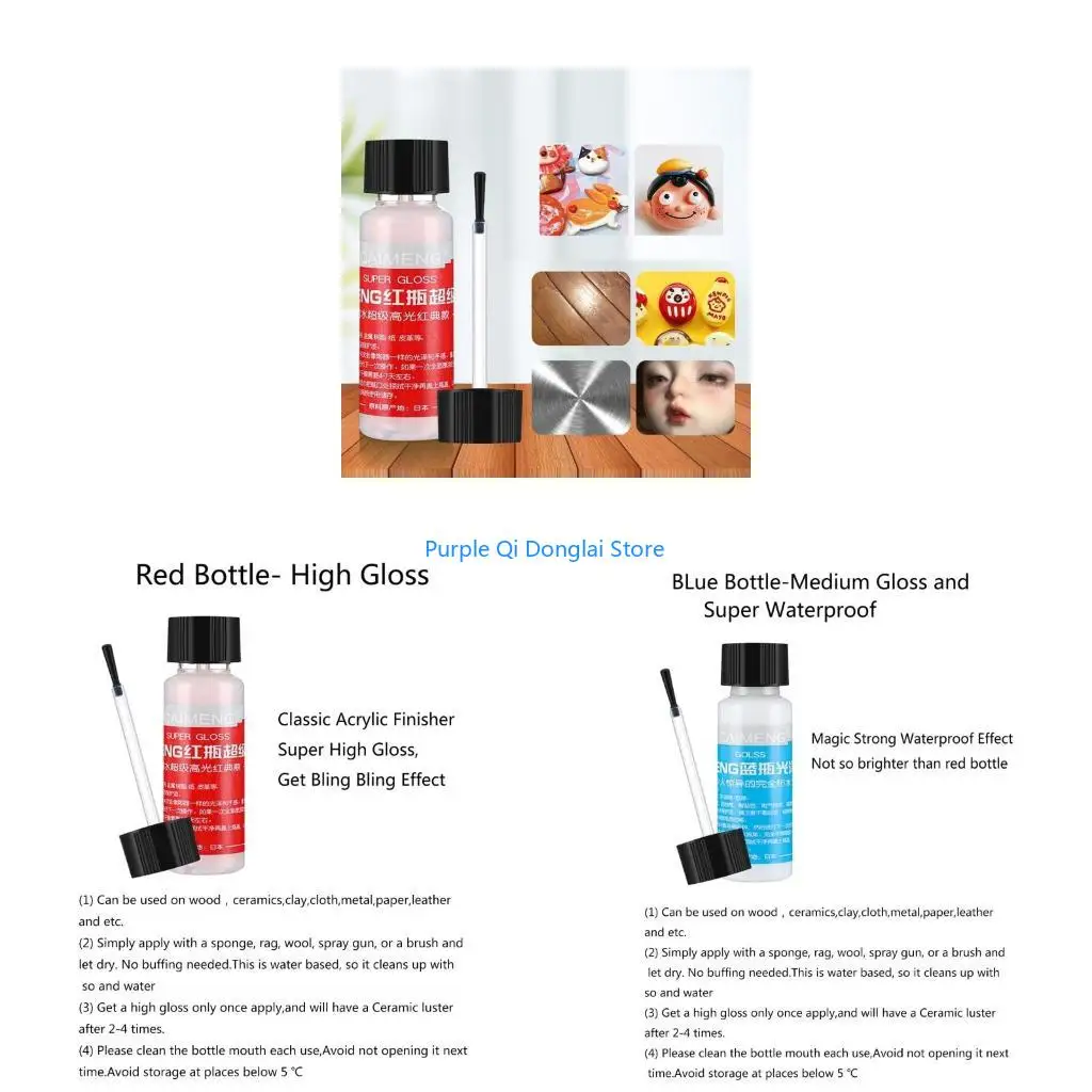 L21E Resin Protective Finish Coating for Stone Plastic Clay Ceramic Metal Resin Craft